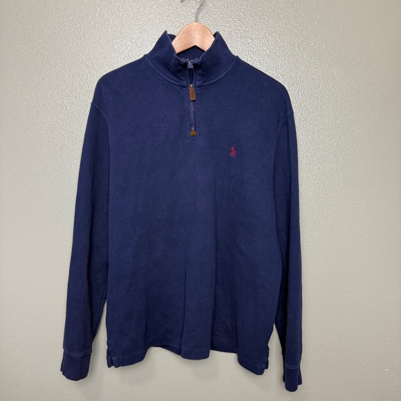 Polo Ralph Lauren Quarter Zip Sweater- Large - Picture 1 of 7
